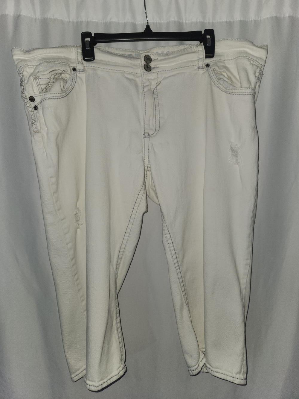 Hydraulic White Denim Jean Shorts #retro #casual #minimalist #vintage #grunge